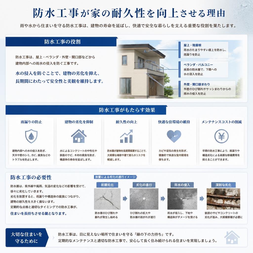 2. 防水工事の重要性
