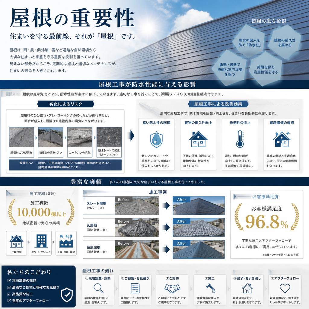 5. 屋根工事がもたらす耐久性の向上