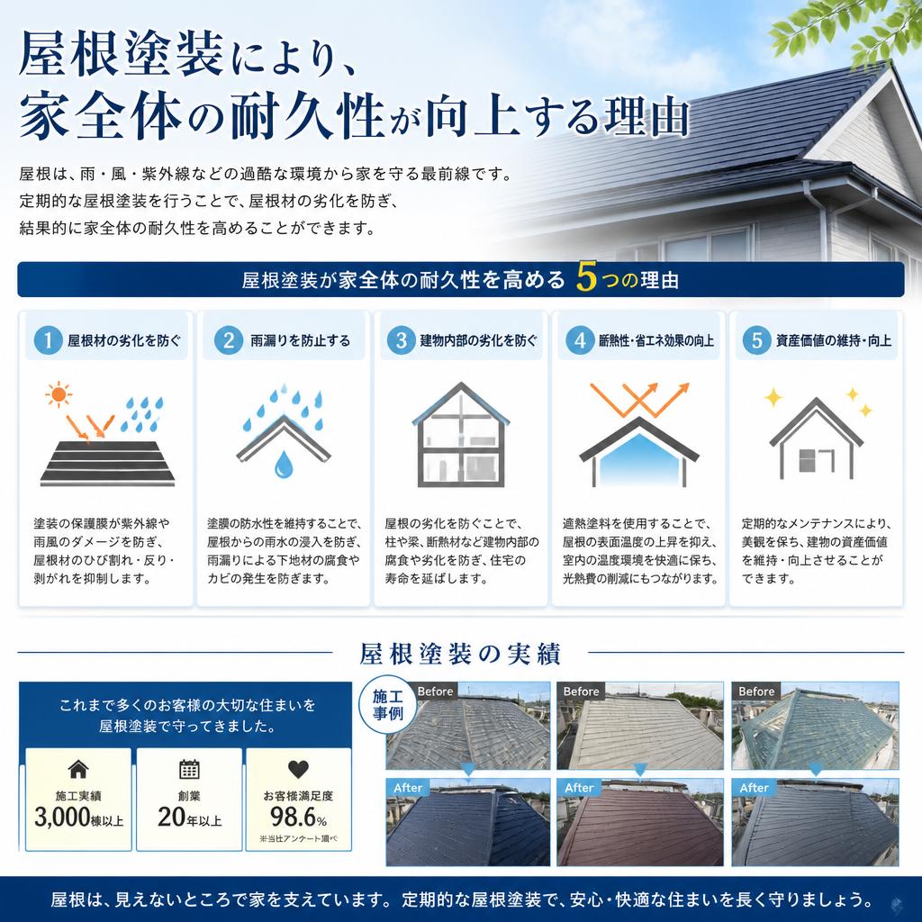 4. 屋根塗装の重要性